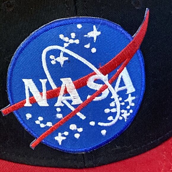 NASA Hat Embroidered Space X Logo Adult Saturn Rocket Moon Snapback Hat Cap - Picture 2 of 9